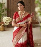 Elegant Viscose Georgette Lace Pallu Saree