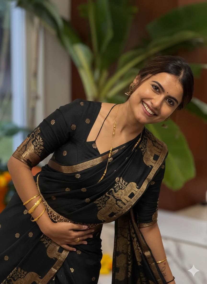 Muslin Silk Shaded Saree
