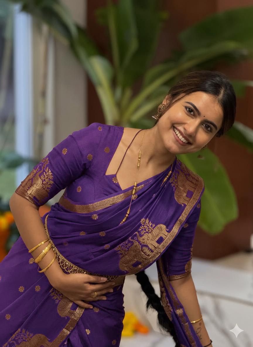 Muslin Silk Shaded Saree
