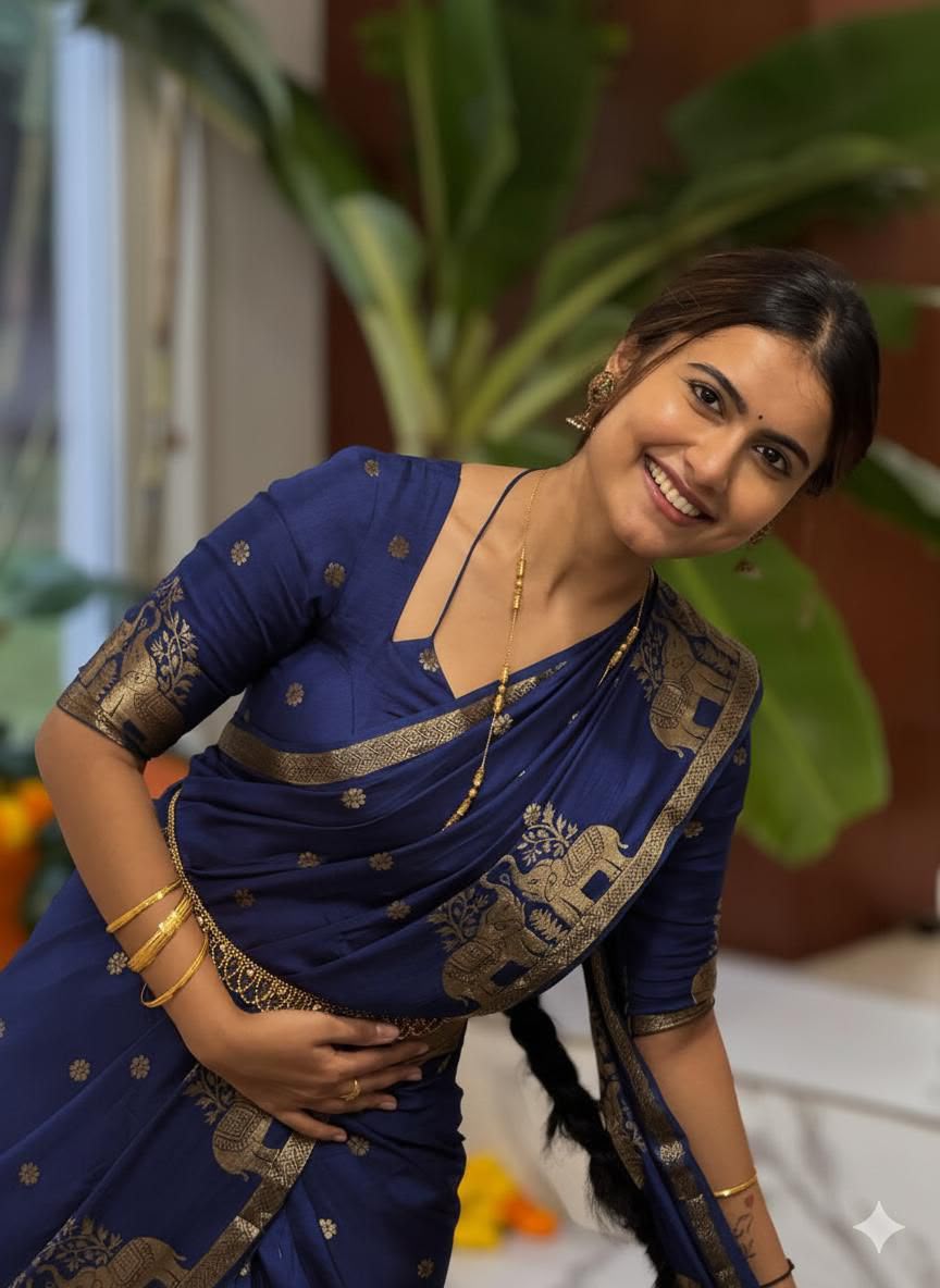 Muslin Silk Shaded Saree