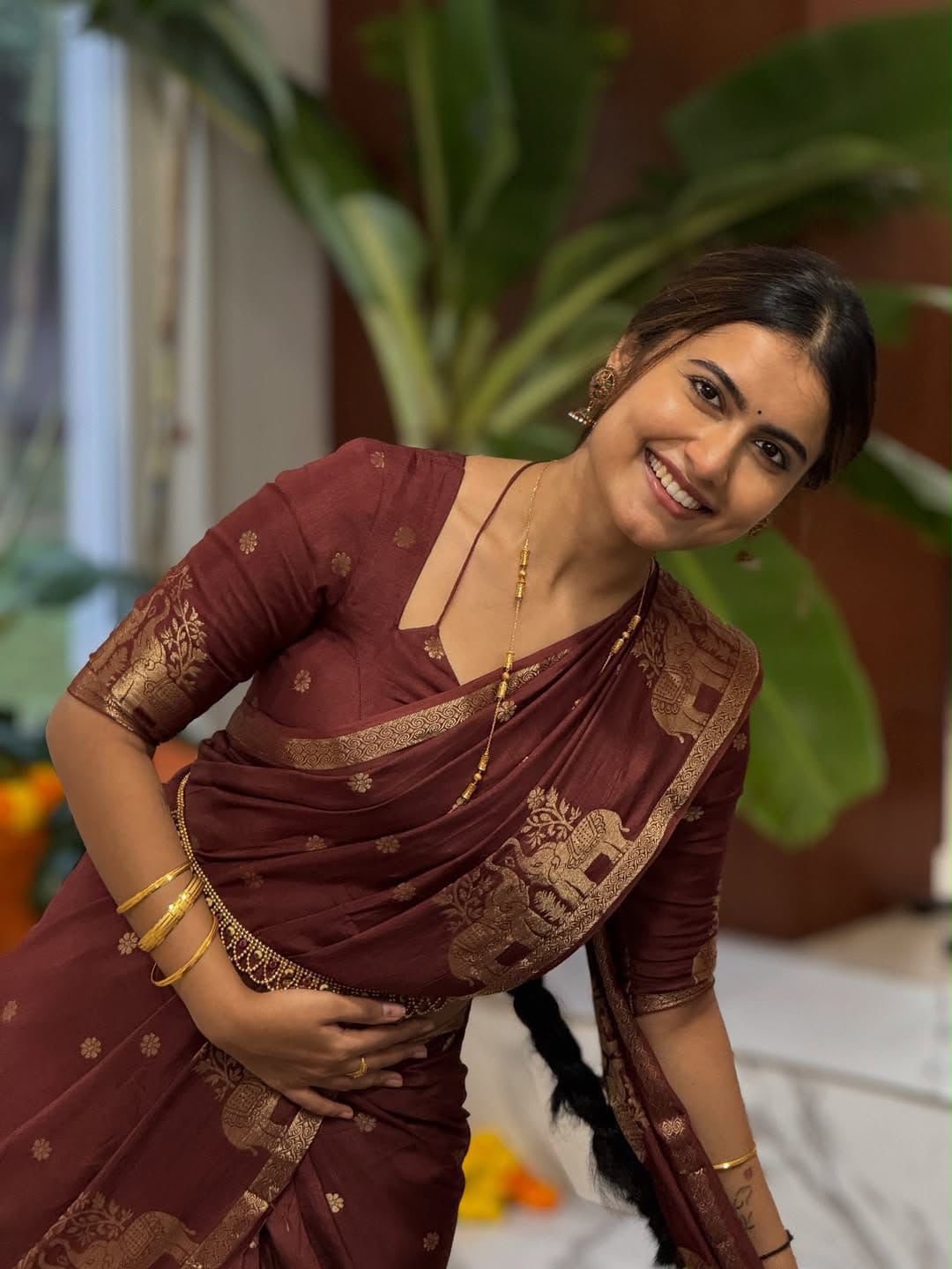 Muslin Silk Shaded Saree