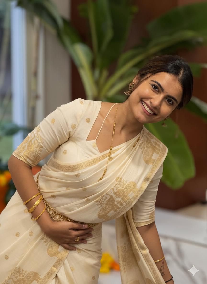 Muslin Silk Shaded Saree