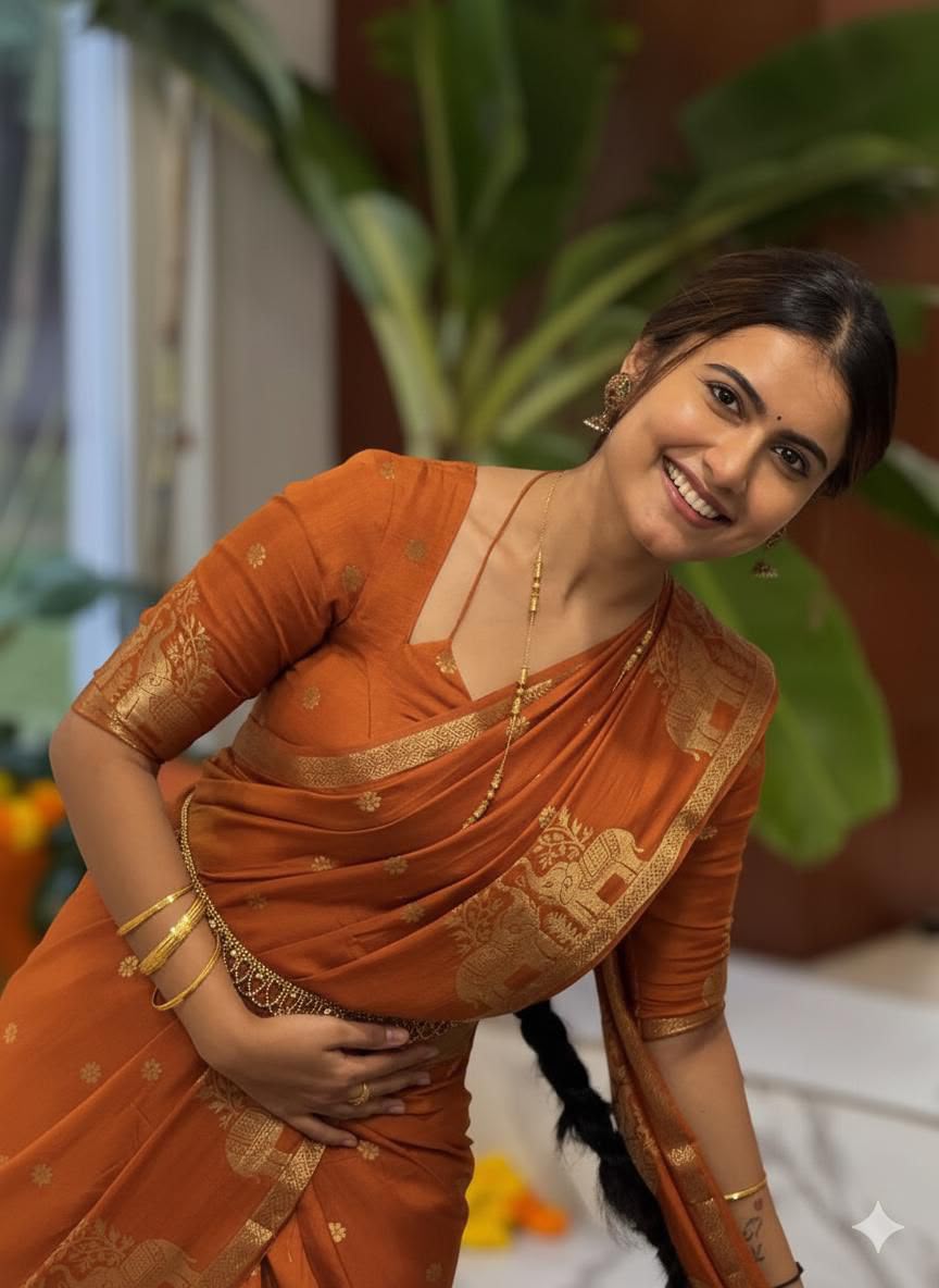 Muslin Silk Shaded Saree