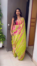 Chinnon Shibori Sequin Zari Saree