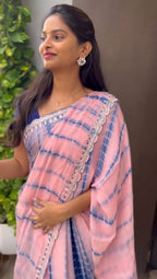 Chinnon Shibori Sequin Zari Saree