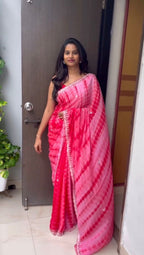 Chinnon Shibori Sequin Zari Saree