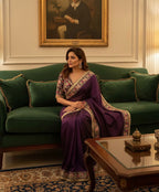 Premium Rangoli Silk Mirror Work Saree