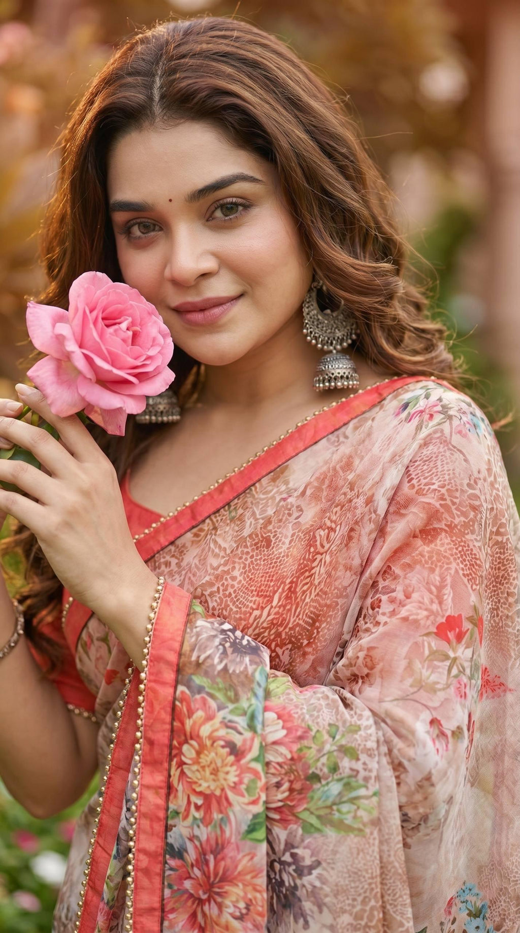 Soft Georgette Digital Print Saree