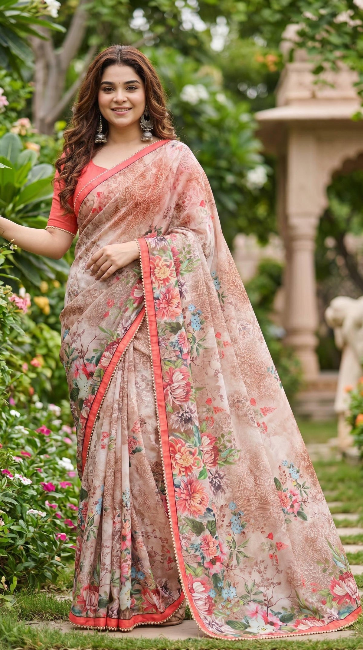 Soft Georgette Digital Print Saree