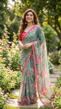 Soft Georgette Digital Print Saree