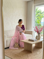 Tebby Silk Khatli Work Saree