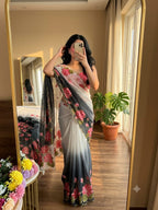Chinnon Khatli Work Saree