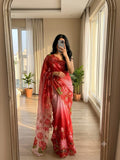 Chinnon Khatli Work Saree