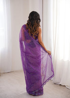 Soft Net Sequin Saree