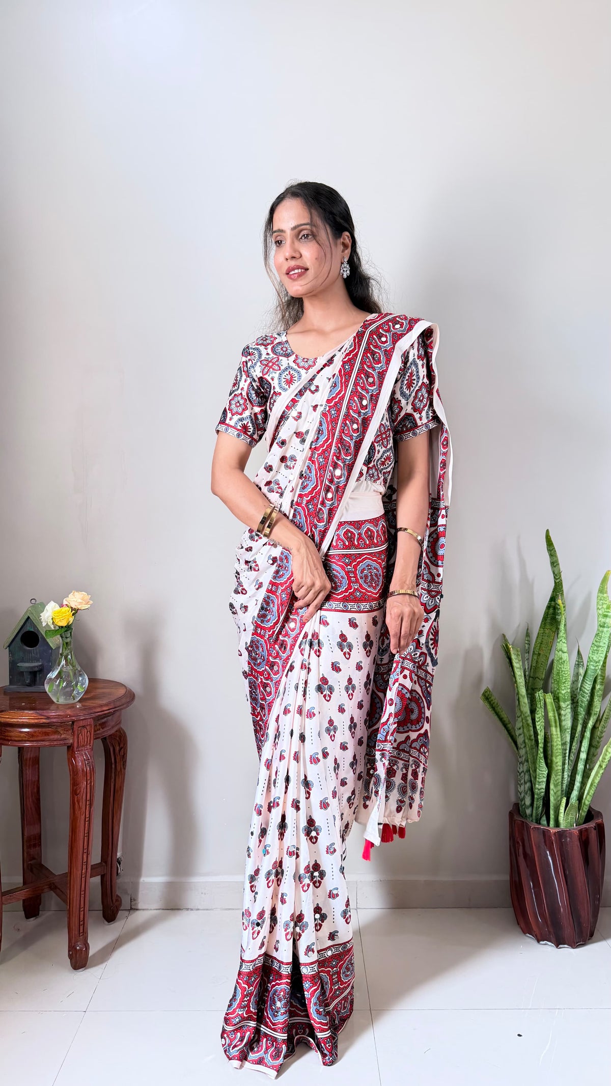 Crepe Silk Gown Saree