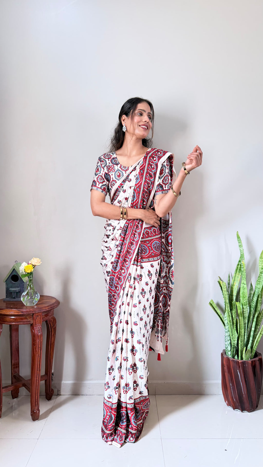 Crepe Silk Gown Saree