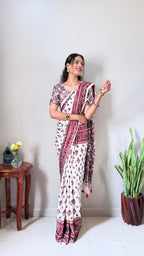 Crepe Silk Gown Saree