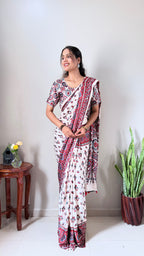 Crepe Silk Gown Saree