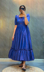 Vichitra Handwork Midi Dress