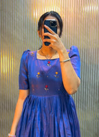 Vichitra Handwork Midi Dress