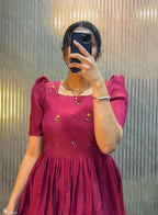 Vichitra Handwork Midi Dress