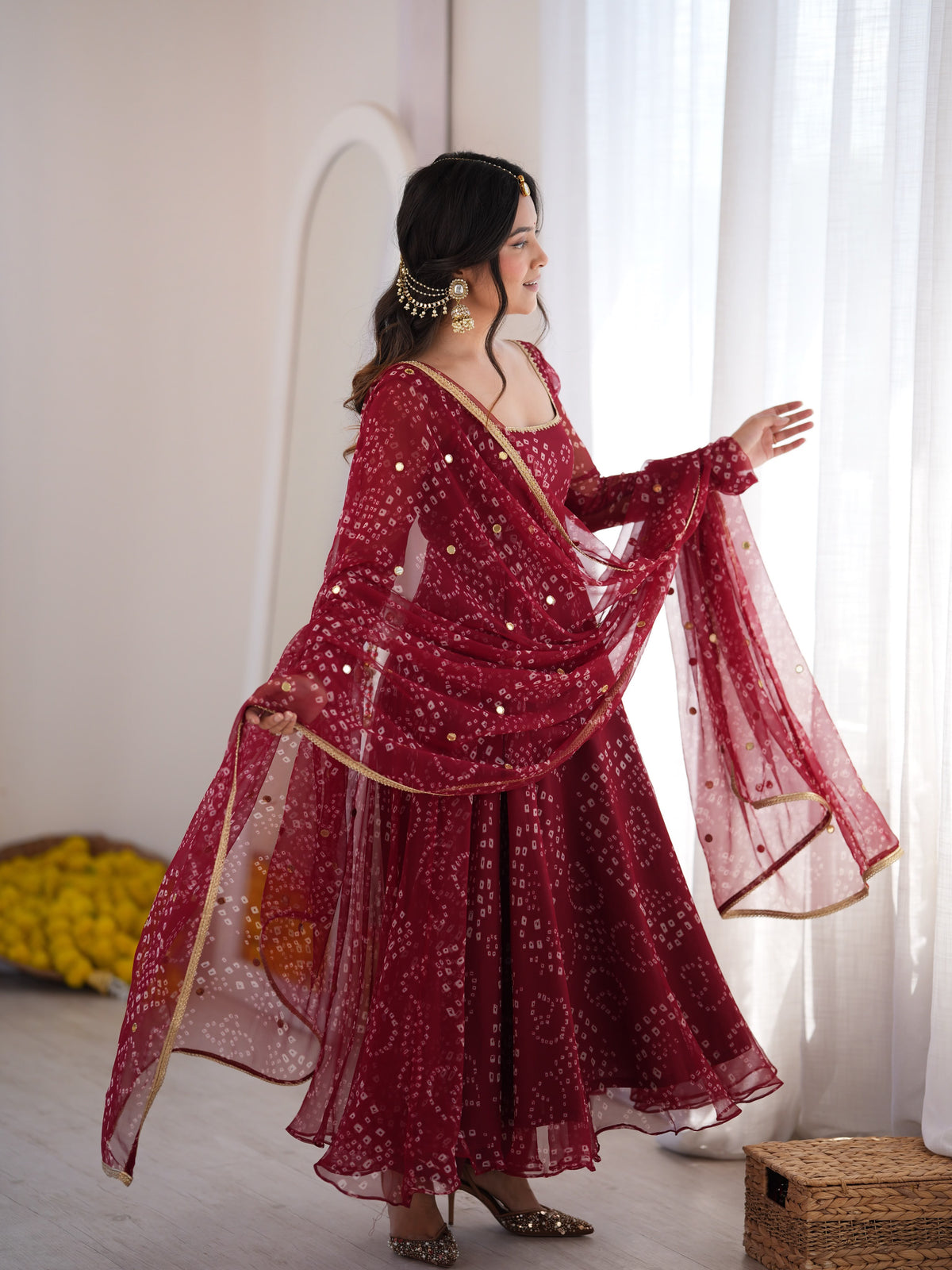 Faux Georgette Digital Print Suit Set