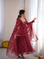 Faux Georgette Digital Print Suit Set