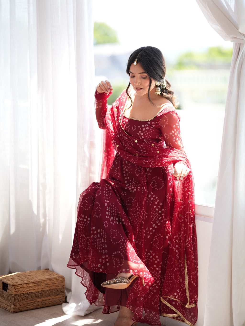 Faux Georgette Digital Print Suit Set