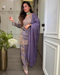 Ronald Silk Embroidered Suit Set