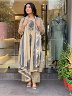Morgan Silk Printed Kurti Set