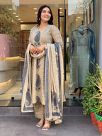 Morgan Silk Printed Kurti Set