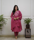 Aurelia Embroidered Cotton Suit Set