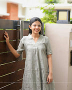 Roman Silk Embroidered Kurti