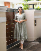 Roman Silk Embroidered Kurti