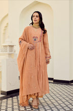 Chanderi Silk Embroidered Set