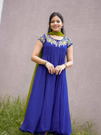 Mehfil Georgette Anarkali Set