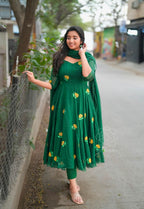 Tisha Vichitra Silk Anarkali Set