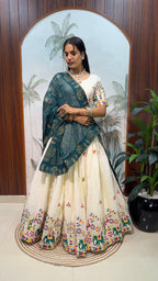 Premium Cotton Thread Work Lehenga