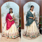 Premium Cotton Thread Work Lehenga