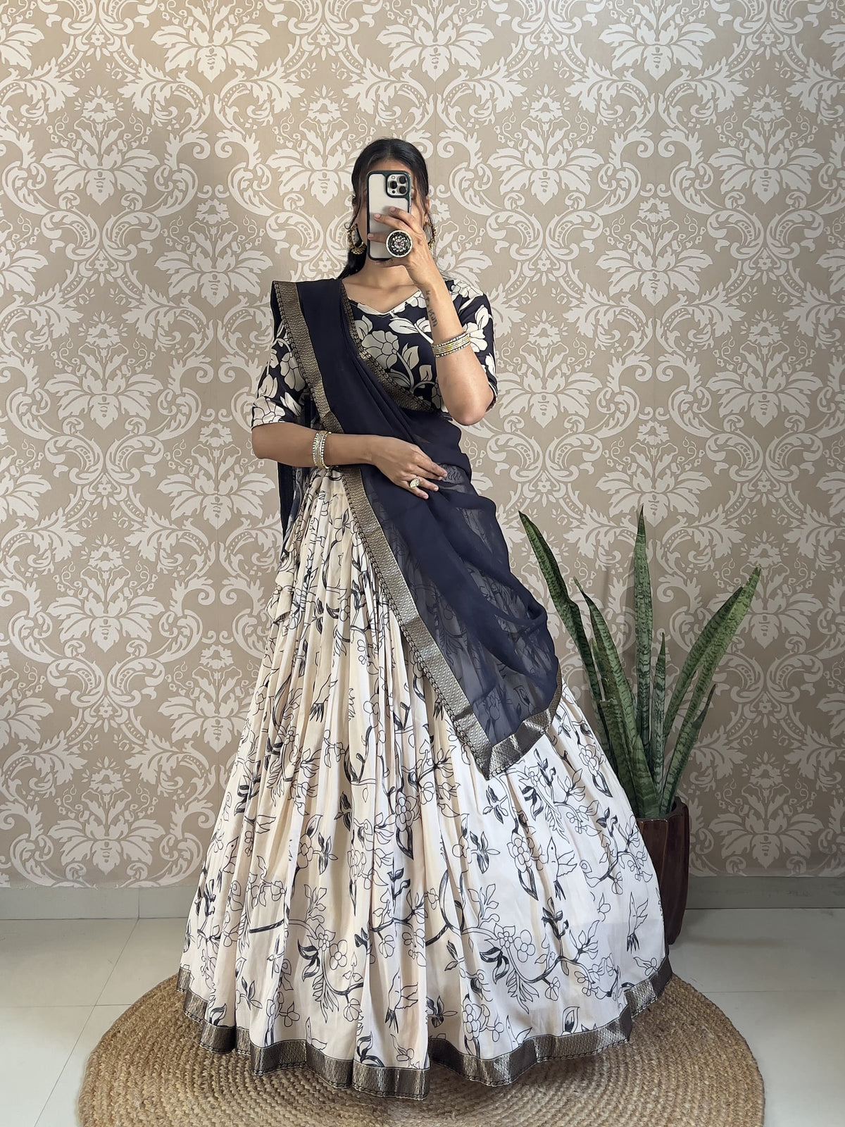 Kalamkari Printed Lehenga