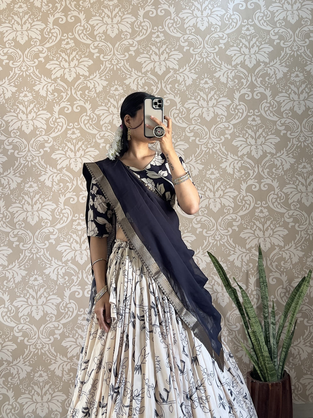 Kalamkari Printed Lehenga