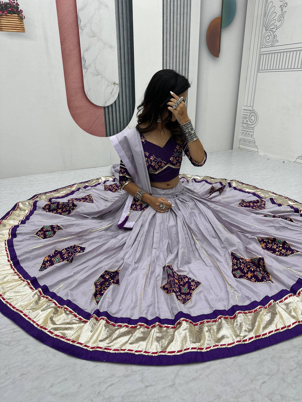 Pure Cotton 6 Meter Lehenga