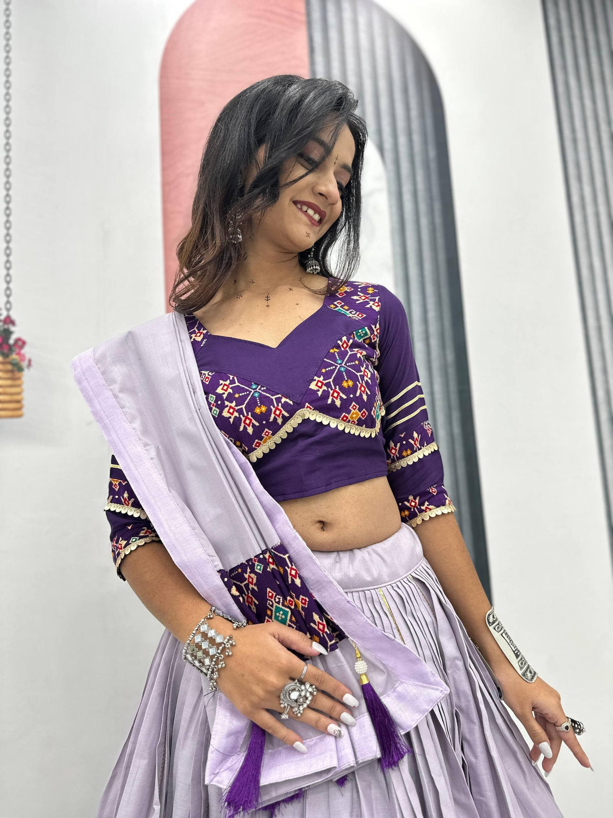 Pure Cotton 6 Meter Lehenga