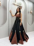 Ajrak Print Cotton Lehenga