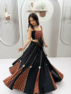 Ajrak Print Cotton Lehenga