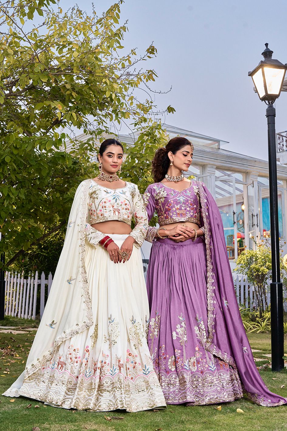 Vichitra Silk Wedding Lehenga