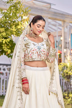 Vichitra Silk Wedding Lehenga