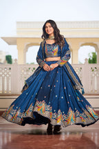 Vichitra Silk Festive Lehenga