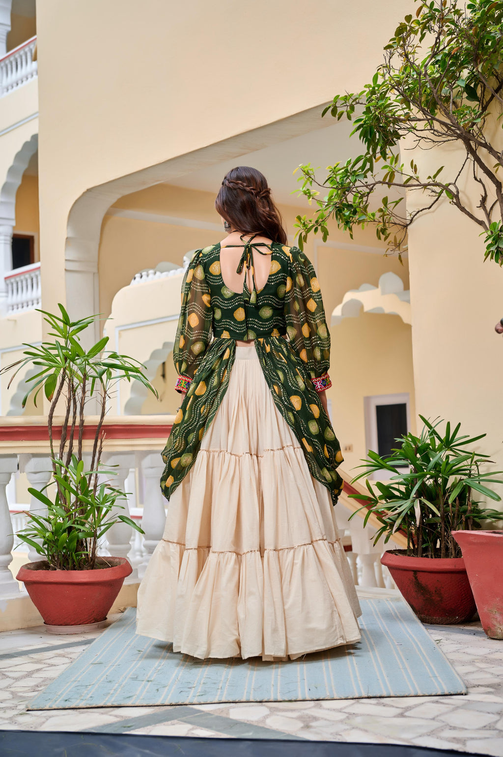 Gamathi Work Festive Cotton Lehenga