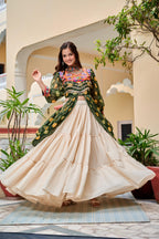 Gamathi Work Festive Cotton Lehenga